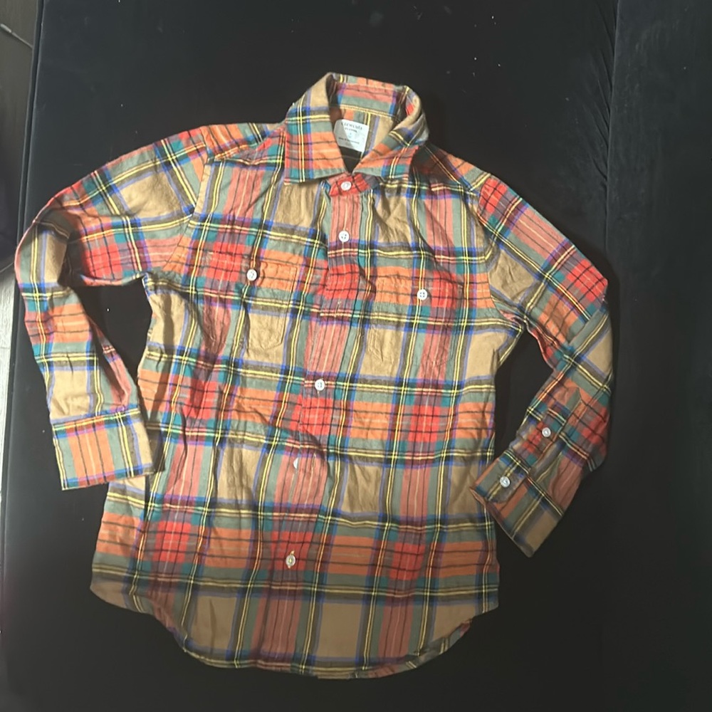 Jcrew plaid flannel shirt